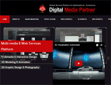 Tablet Screenshot of digital-media-partner.com